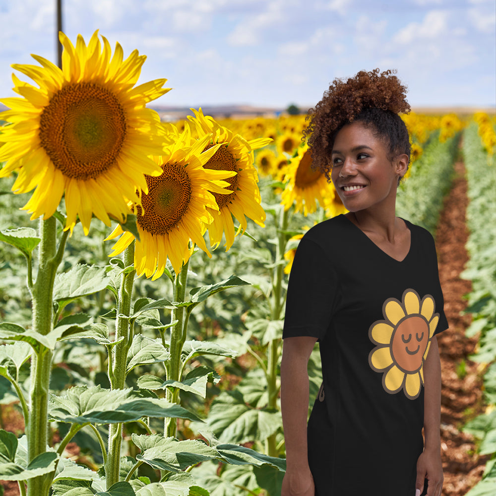 KEEP GROWING V-NECK INSPIRATIONAL SHIRT