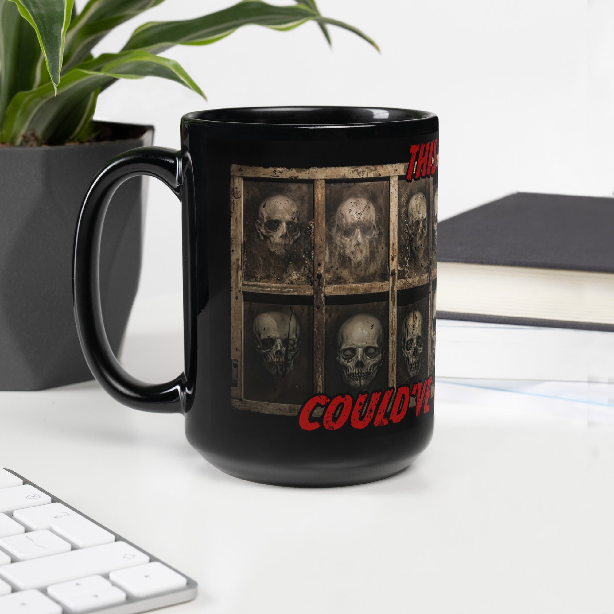 Black Glossy Mugs