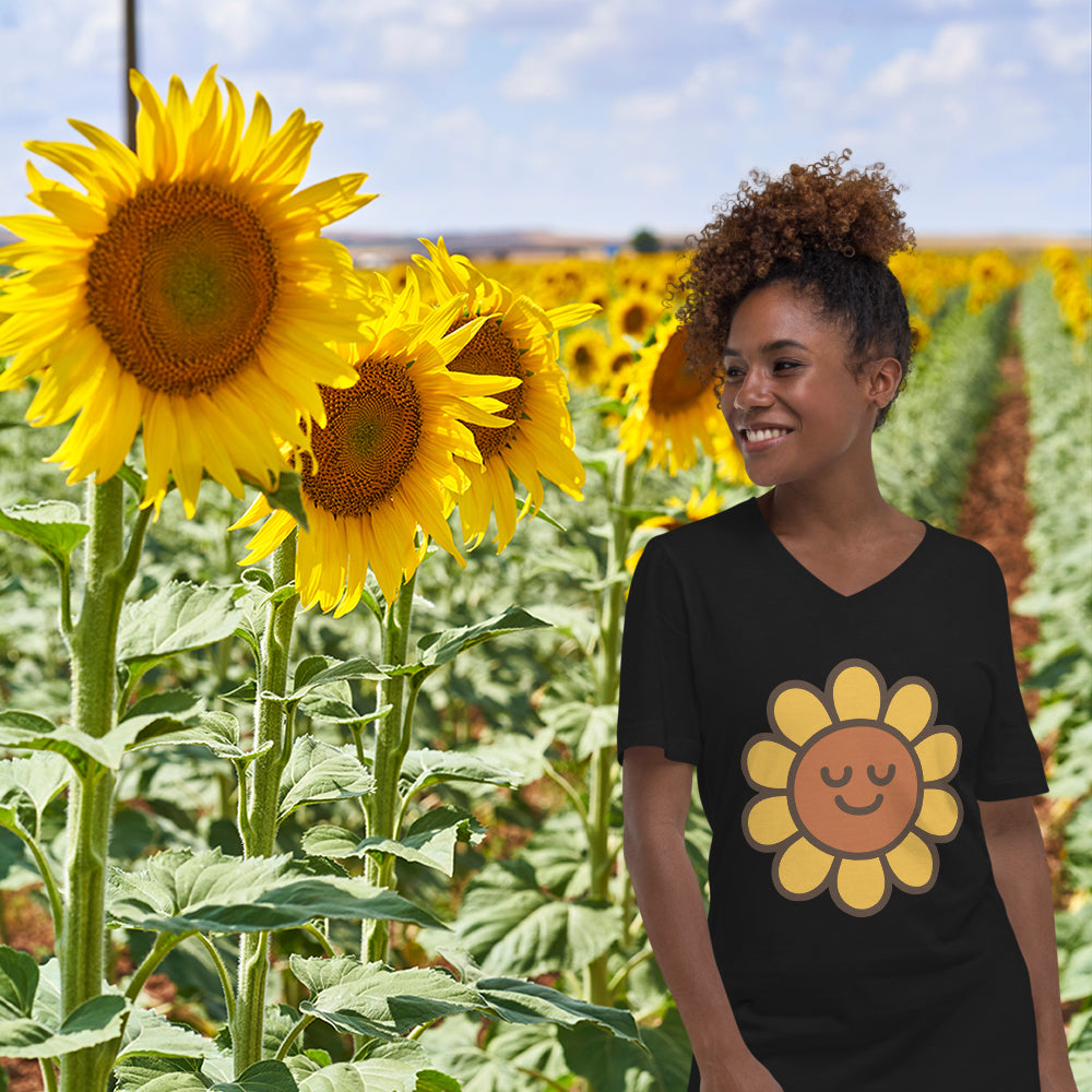 KEEP GROWING V-NECK INSPIRATIONAL SHIRT