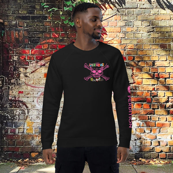 RADICAL BONES 01 "STREET SKULLS" ORGANIC SWEATSHIRT