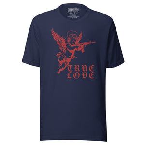Product mockupThe cherub traded the bow for something heavier. True Love was never gentle. Dark irony apparel from Artificial Perdition.